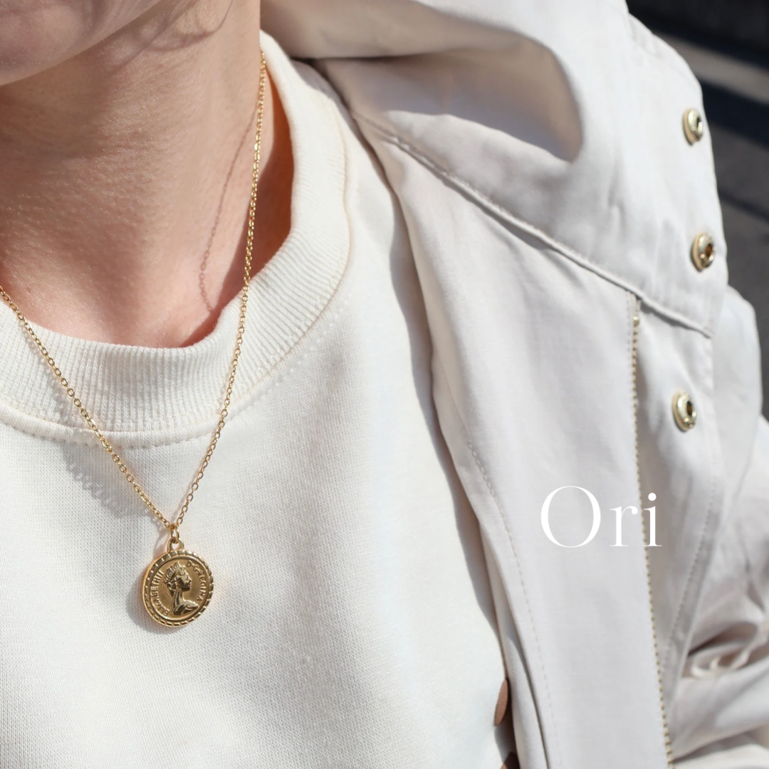Coin necklace & Half chain brecelet
