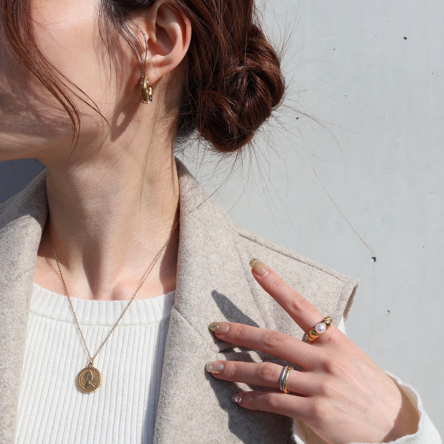 Nuance pearl ring
