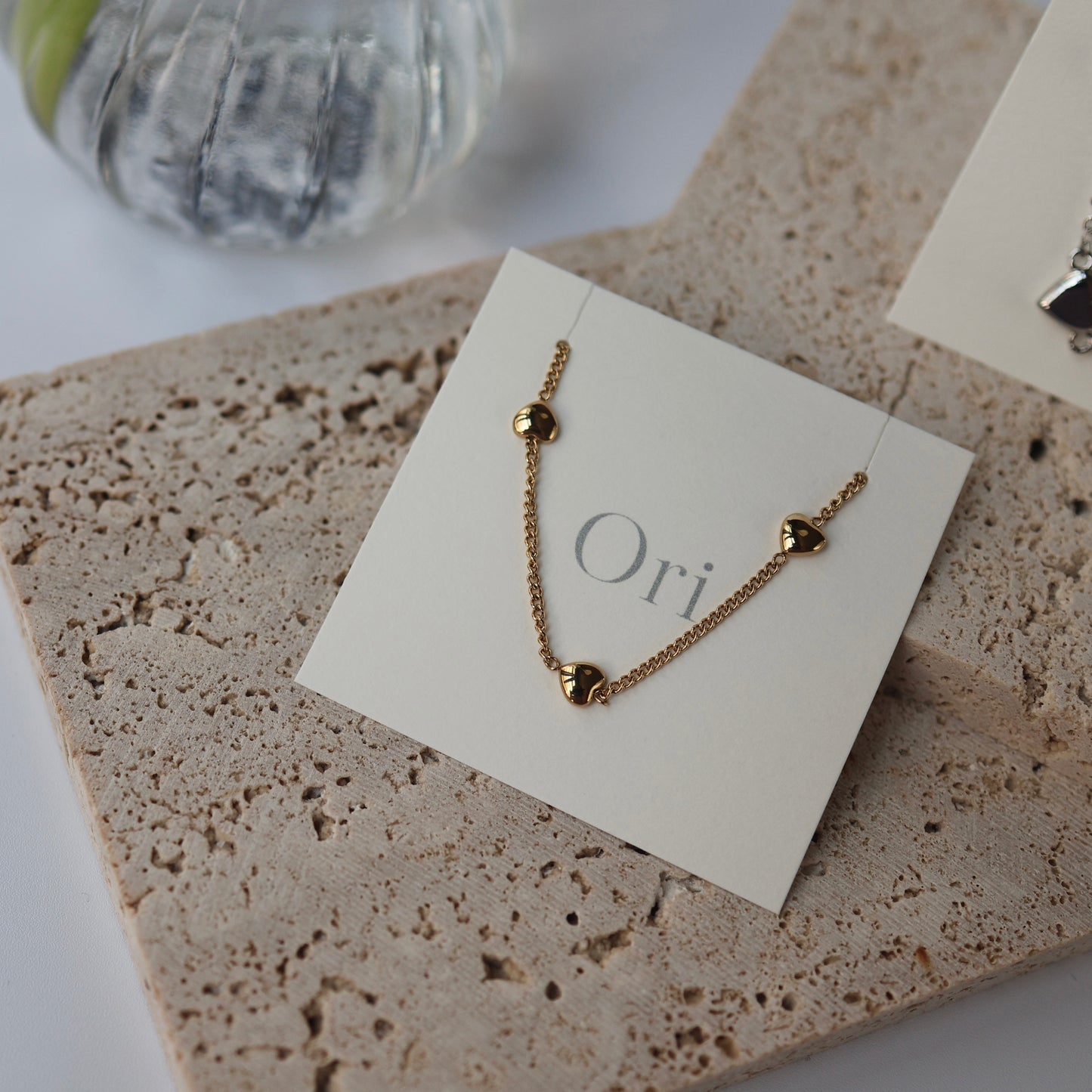 Silver heart bracelet