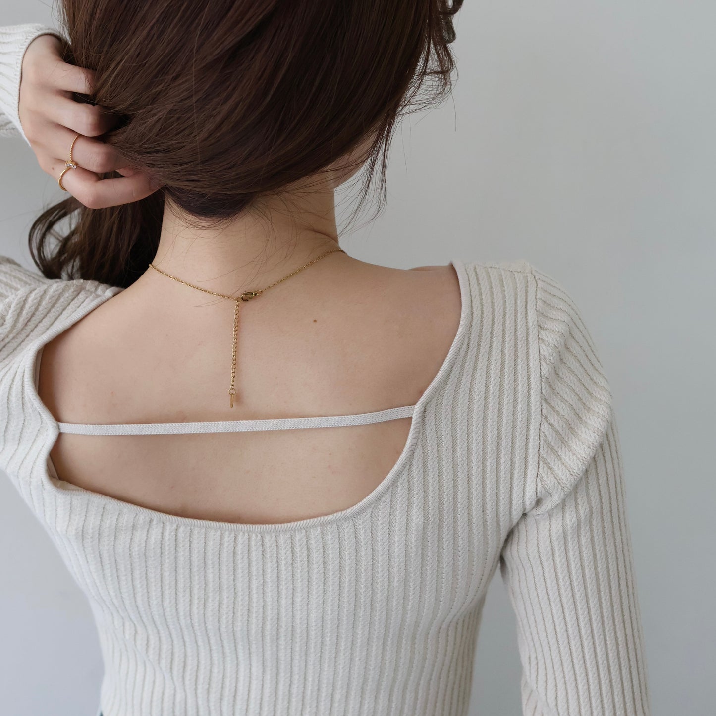 Heart chain necklace
